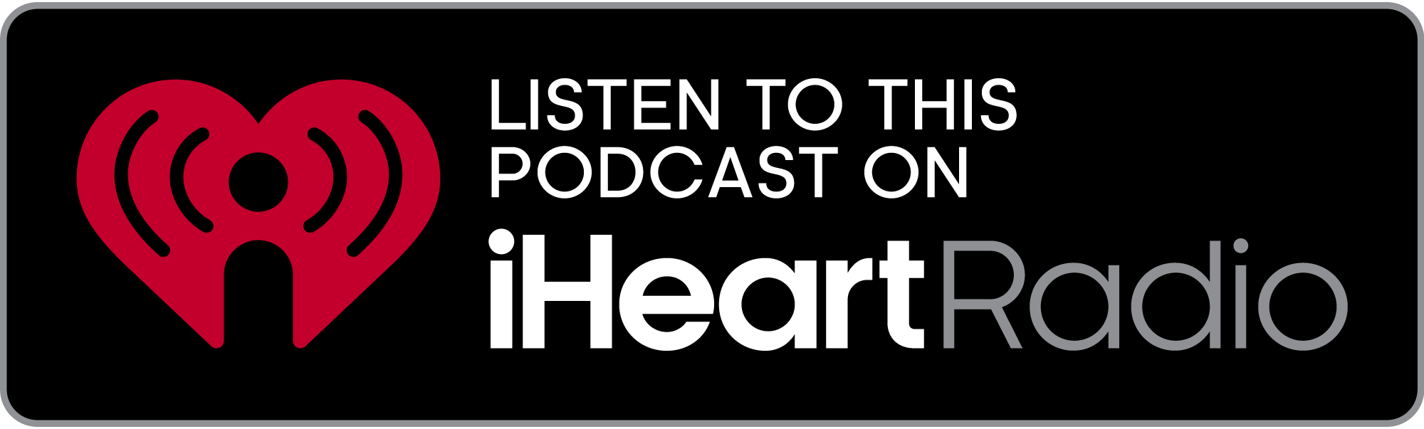 Listen on iHeartRadio button